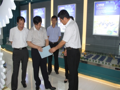 兗州區(qū)副區(qū)長劉曉林一行蒞臨天意機械指導工作！